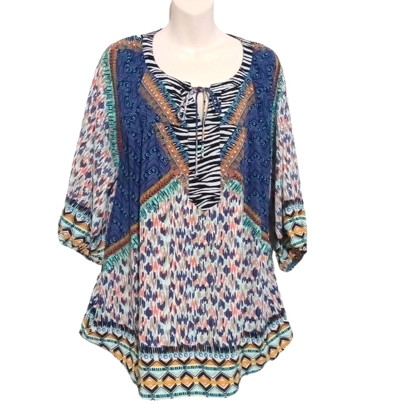 fig and flower Tops - Fig & Flower Boho Top Sz 1X
